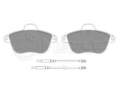 Тормозные колодки MEYLE 025 215 0417/W