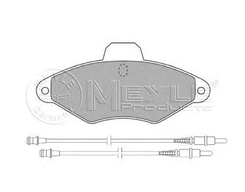 Гальмівні колодки MEYLE 025 216 3117/W