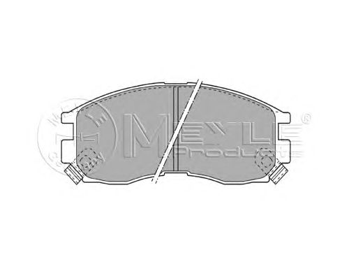 Тормозные колодки MEYLE 025 216 4716/W