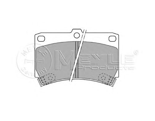 Тормозные колодки MEYLE 025 216 5415/W