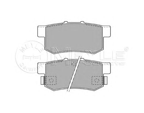 Тормозные колодки MEYLE 025 217 1914/W
