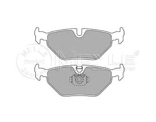 Тормозные колодки MEYLE 025 219 3417