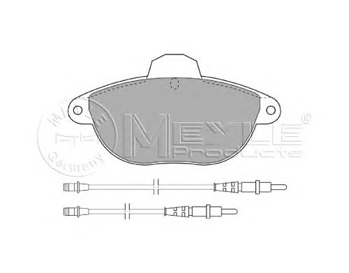 Тормозные колодки MEYLE 025 231 4617/W