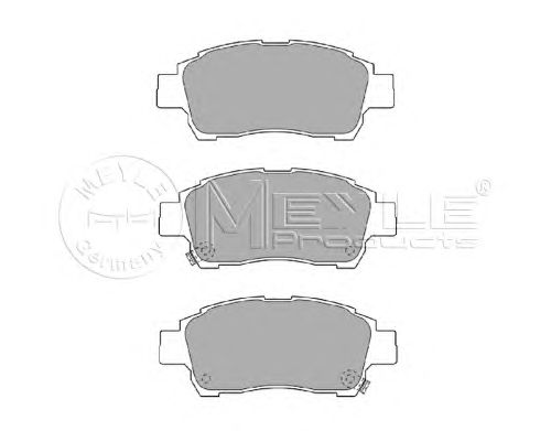 Тормозные колодки MEYLE 025 233 4816/W