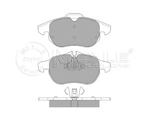 Тормозные колодки MEYLE 025 234 0220