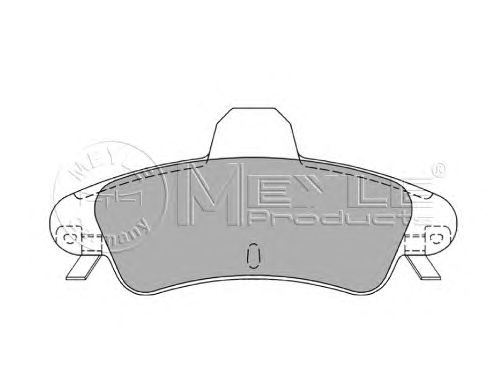 Тормозные колодки MEYLE 025 234 1015/A