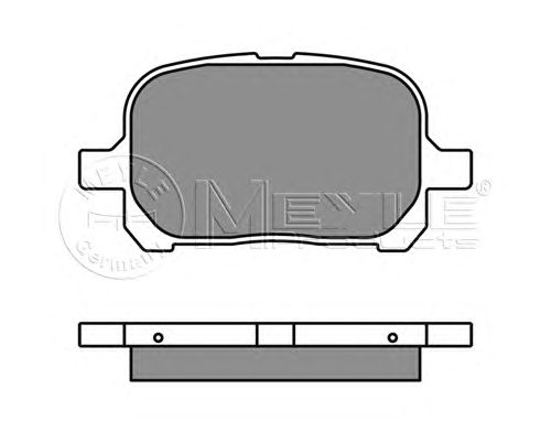 Тормозные колодки MEYLE 025 235 1317