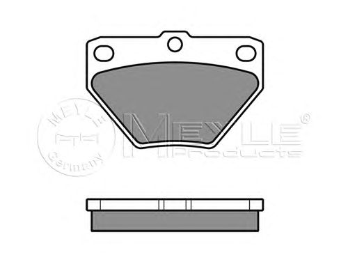 Тормозные колодки MEYLE 025 235 2114/W