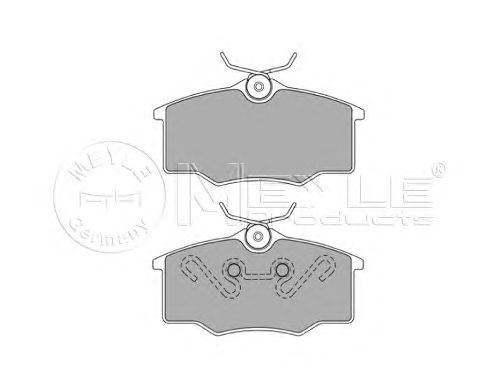 Тормозные колодки MEYLE 025 235 4616