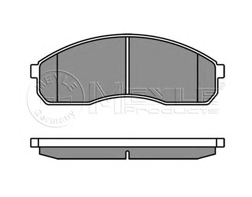 Тормозные колодки MEYLE 025 236 4916/W