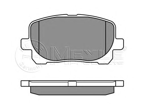 Тормозные колодки MEYLE 025 238 3617