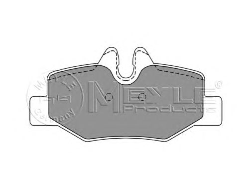 Тормозные колодки MEYLE 025 240 0817