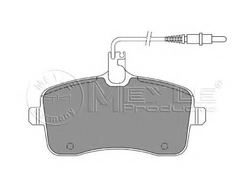 Тормозные колодки MEYLE 025 241 3418/W