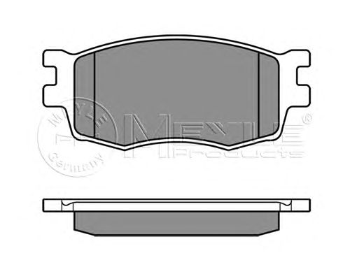 Тормозные колодки MEYLE 025 243 1717/W