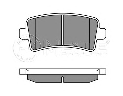Тормозные колодки MEYLE 025 244 2116/W