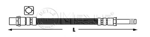 Тормозной шланг MEYLE 300 343 2117