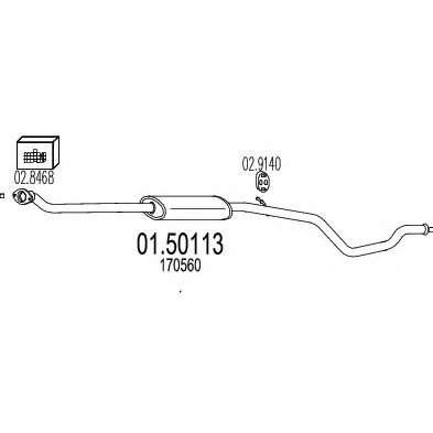 Резонатор MTS 01.50113