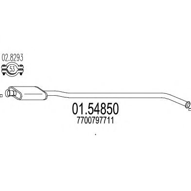 Резонатор MTS 01.54850