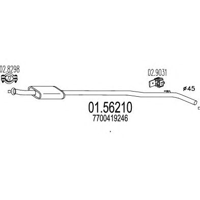 Резонатор MTS 01.56210