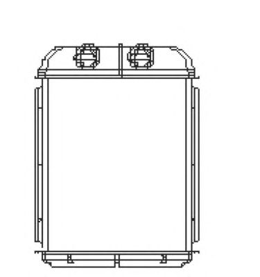 Радиатор отопителя NRF 53668
