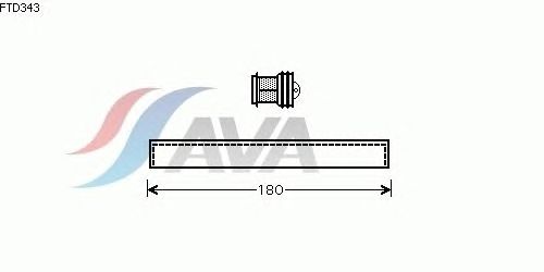 Осушитель кондиционера AVA QUALITY COOLING FTD343