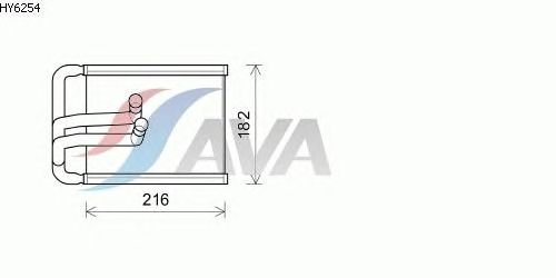 Радіатор опалення AVA QUALITY COOLING HY6254