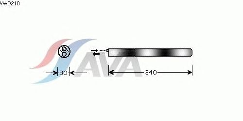 Осушитель кондиционера AVA QUALITY COOLING VWD210