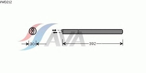 Осушитель кондиционера AVA QUALITY COOLING VWD212