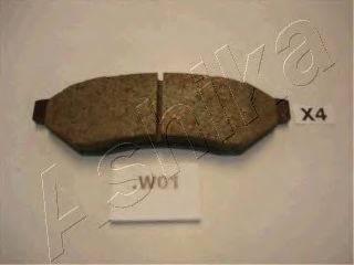 Тормозные колодки ASHIKA 51-0W-W01