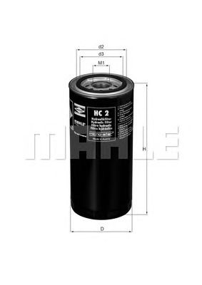 Фильтр АКПП MAHLE ORIGINAL HC 2