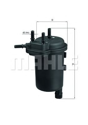 Топливный фильтр MAHLE KL 430