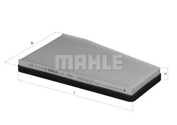 Фильтр салона MAHLE LA 368
