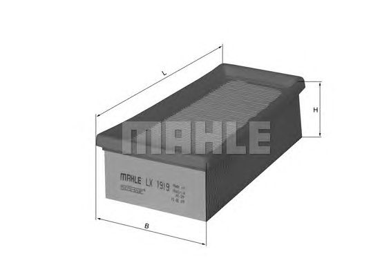 Воздушный фильтр MAHLE ORIGINAL LX 1919