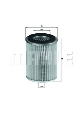 Воздушный фильтр MAHLE LX 830