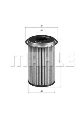Топливный фильтр MAHLE KX 229D