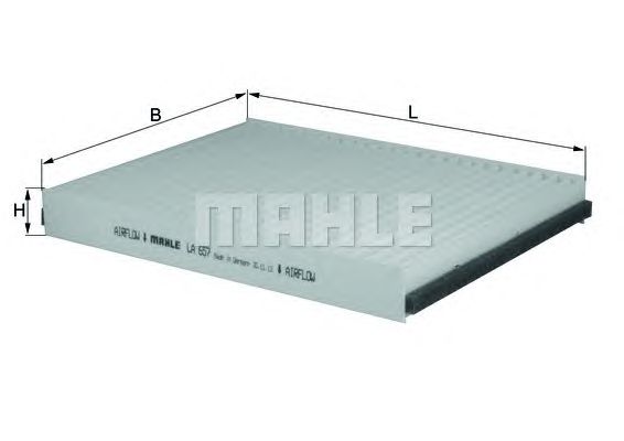 Фильтр салона MAHLE ORIGINAL LA 657