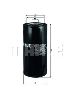 Масляный фильтр MAHLE ORIGINAL OC 484