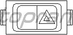 Кнопка включения аварийной сигнализации TOPRAN 102 542