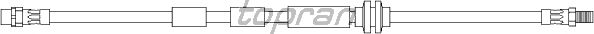 Тормозной шланг TOPRAN 501 127