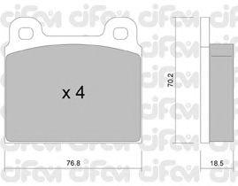 Тормозные колодки CIFAM 822-078-0