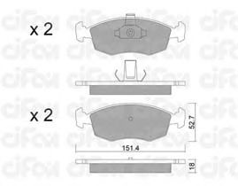 Тормозные колодки CIFAM 822-274-3