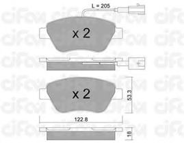 Тормозные колодки CIFAM 822-321-3