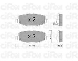 Тормозные колодки CIFAM 822-863-0