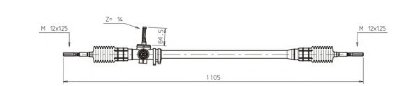 Рулевой механизм GENERAL RICAMBI RV4016
