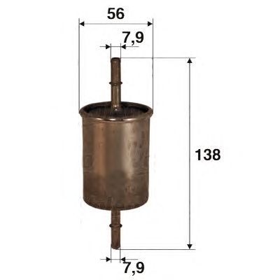 Топливный фильтр VALEO 587002