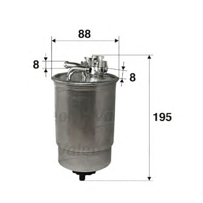 Паливний фільтр VALEO 587505