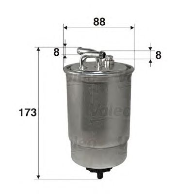Топливный фильтр VALEO 587511