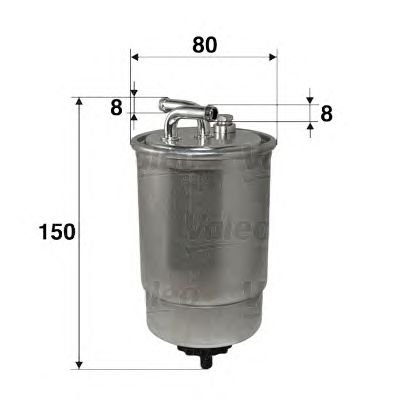 Топливный фильтр VALEO 587512