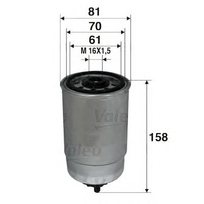Топливный фильтр VALEO 587700