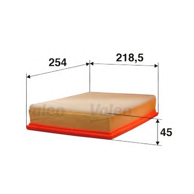 Повітряний фільтр VALEO 585176